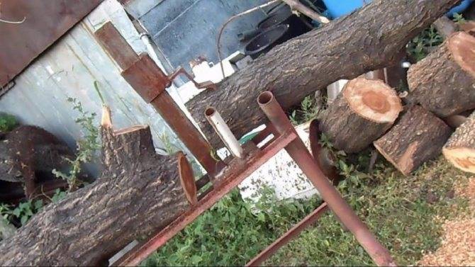 Дровокол своими руками - инструкции с чертежами и видео