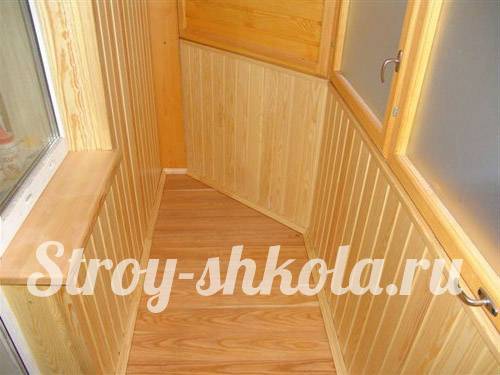 Отделка балкона вагонкой своими руками | советы и рекомендации