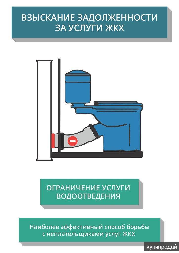 Отключение канализации за неуплату коммунальных услуг в 2020 году