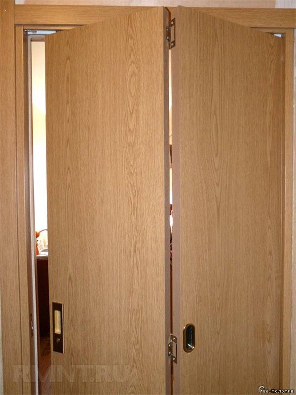 19 вариантов складных дверей (грамошка) для шкафа: плюсы и минусы складывающихся двереге гармошкой
