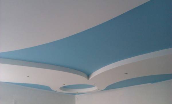 Рельефная декоративная покраска потолка фактурной краской своими руками