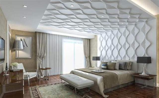 Натяжные потолки 3d (46 фото): потолочные покрытия с эффектом 3d, модели с рисунком и фотопечатью, увеличивающие пространство