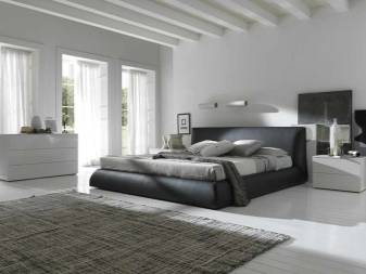 Черно-белая спальня (76 фото): дизайн интерьера комнаты в черных и белых тонах для подростка с яркими акцентами, стили