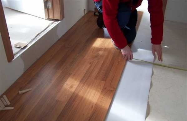 Что ложат под ламинат и как укладывать подложку