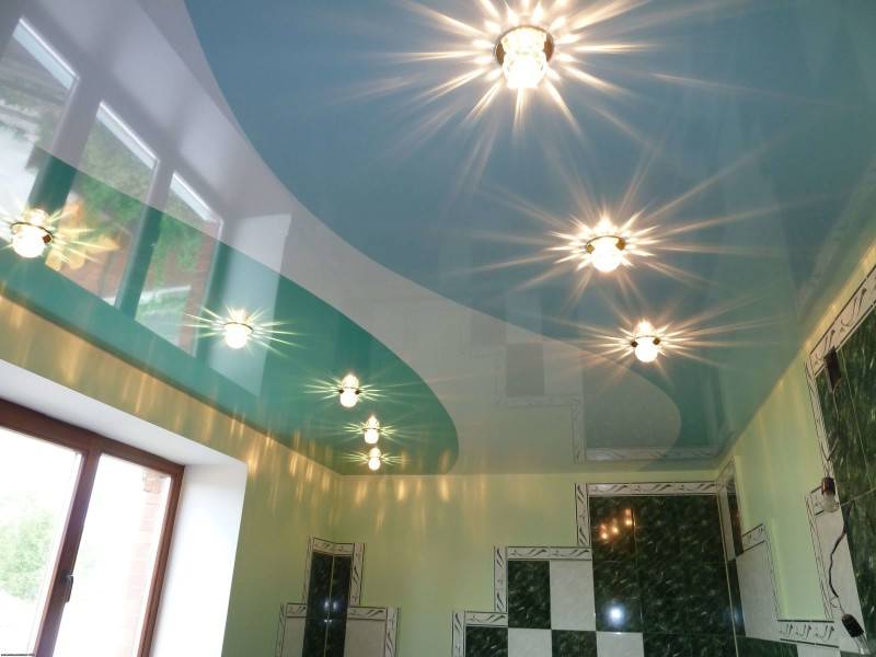 Многоуровневые натяжные потолки - виды, достоинства, фото