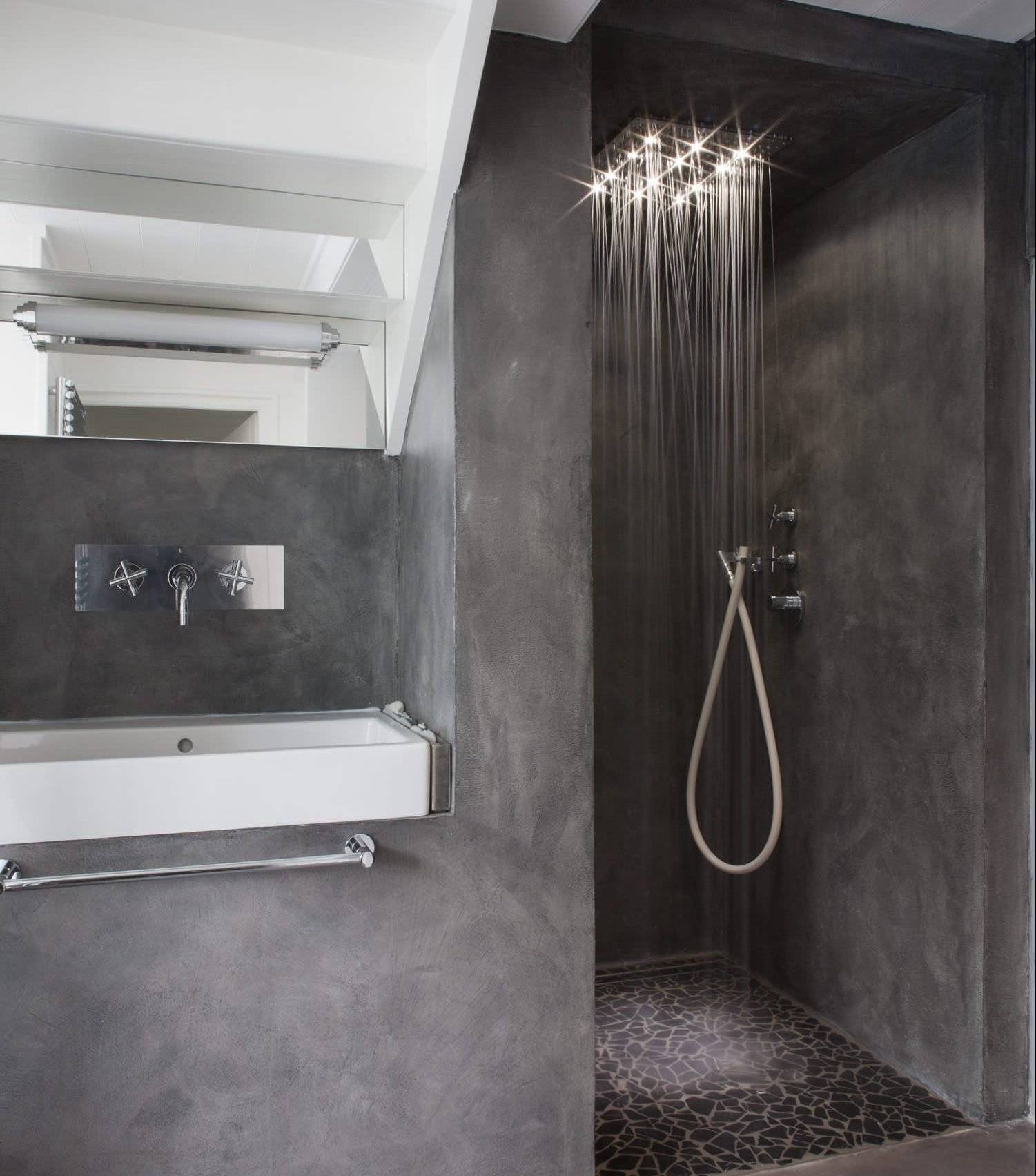 современный душ в ванной фото