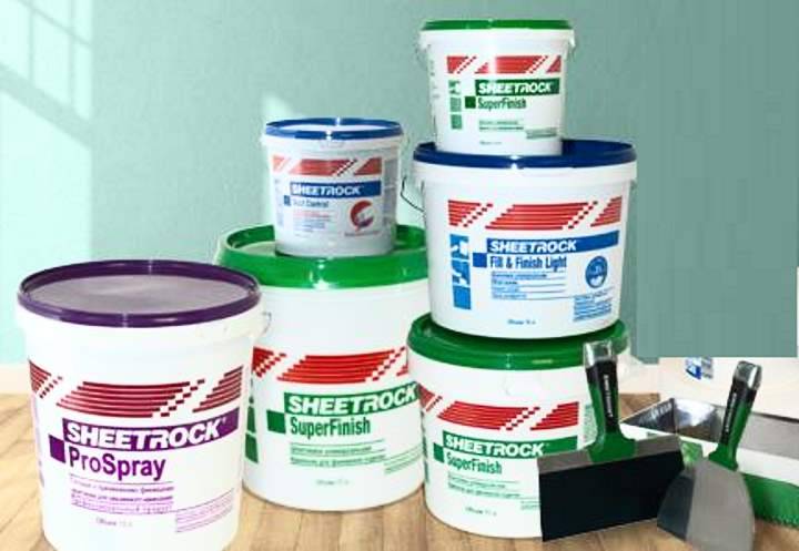 Финишная шпаклевка sheetrock: плюсы и минусы