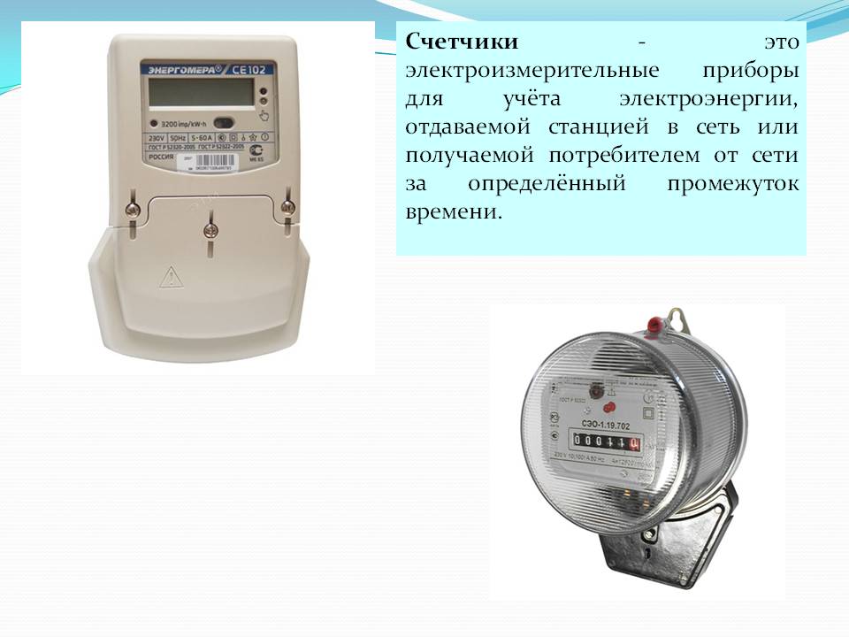 Принцип работы электросчетчика