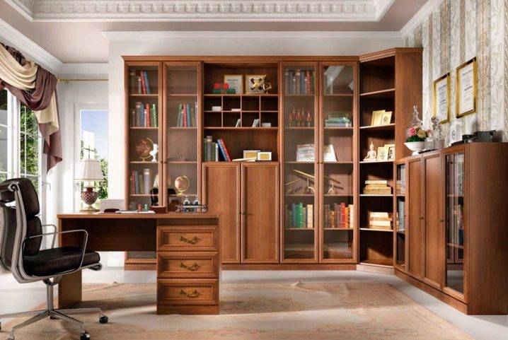 Книжный шкаф в интерьере